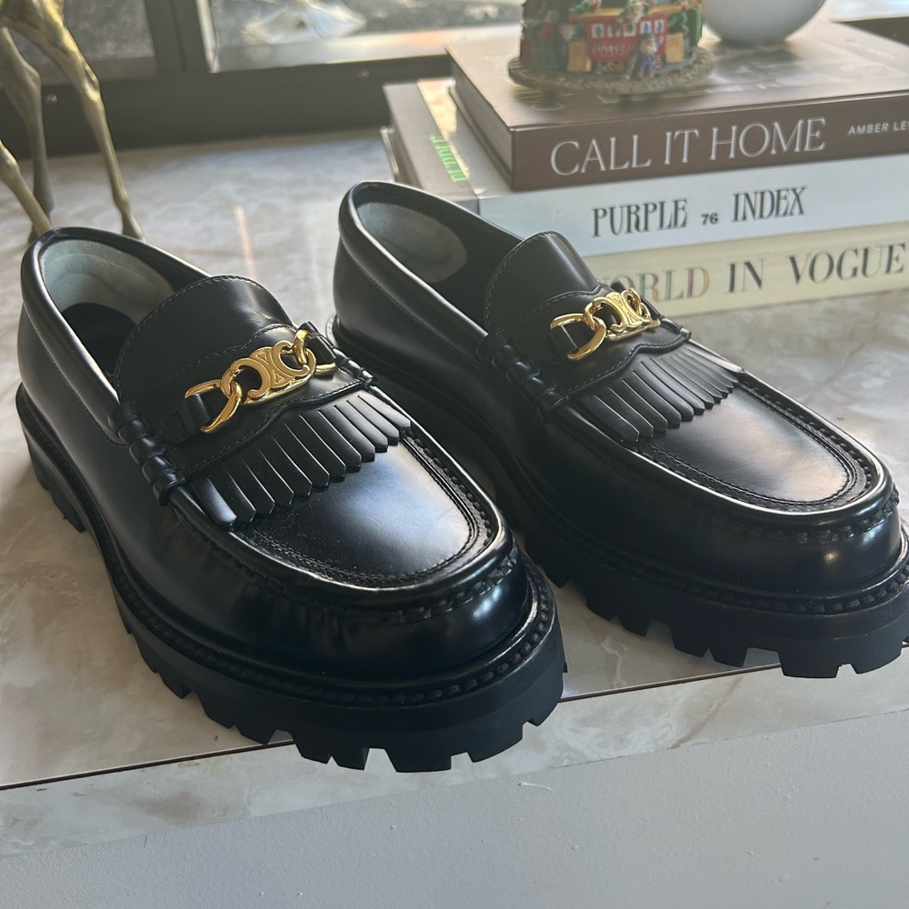Celine lug sole loafers w/ dust bags